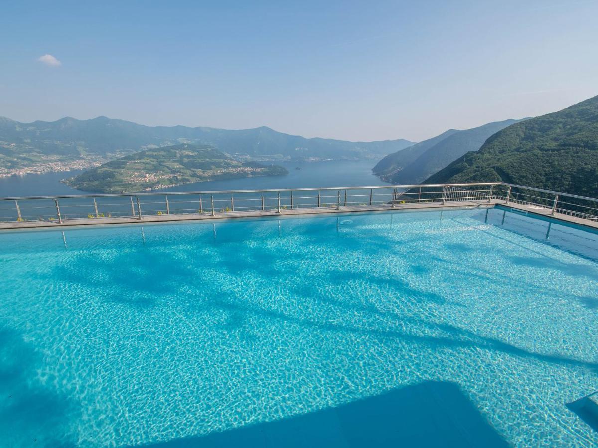 Van Gogh - Beautiful Lake Iseo View And Swimming Pool Parzanica 外观 照片