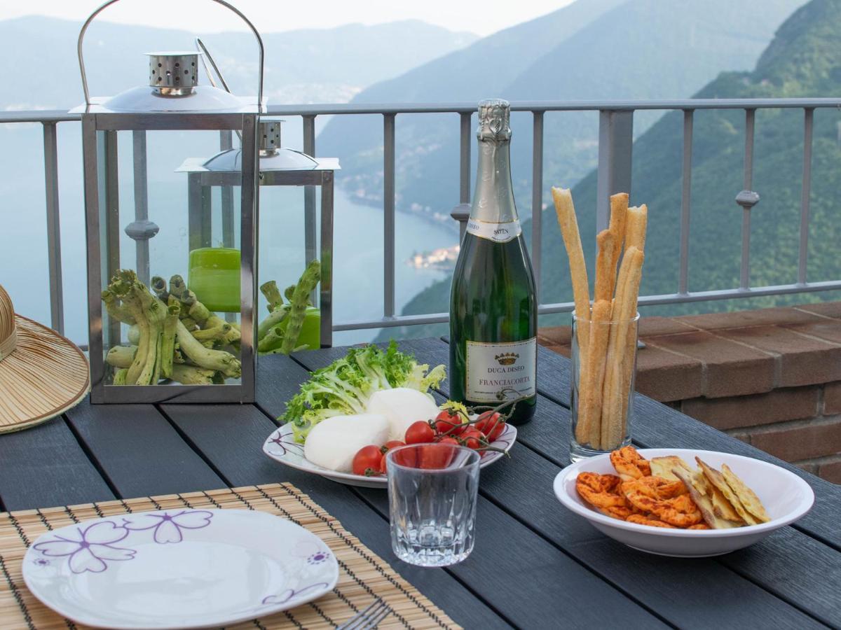 Van Gogh - Beautiful Lake Iseo View And Swimming Pool Parzanica 外观 照片
